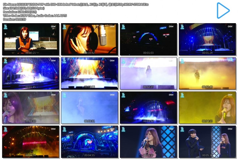 161118.V LIVE N-POP with EXO-CBX & Red Velvet.인트로, 그대는 그렇게, 클로징.720p.jpg