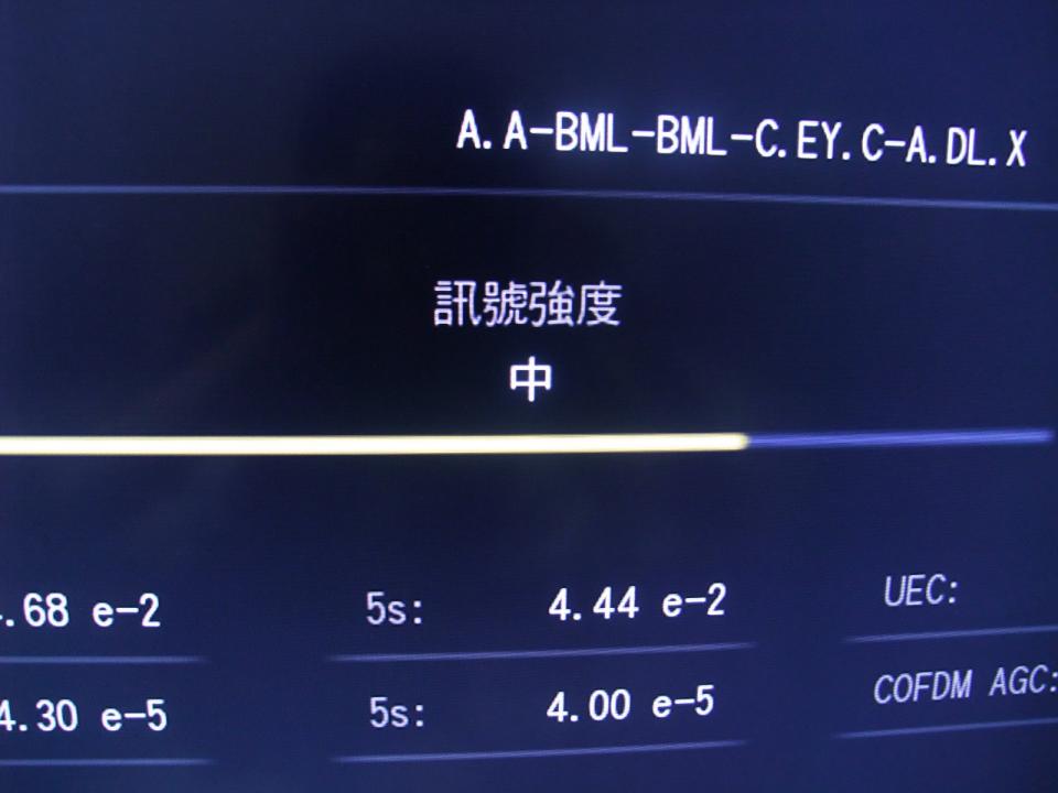 訊號強度(因此內建只有強度可顯示)