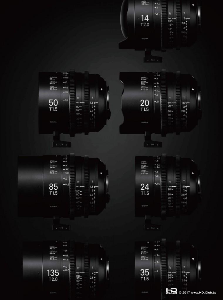 圖說_SIGMA電影鏡頭的全片幅高速定焦鏡頭系列一共有7個焦段 (形象圖).jpg.jpg