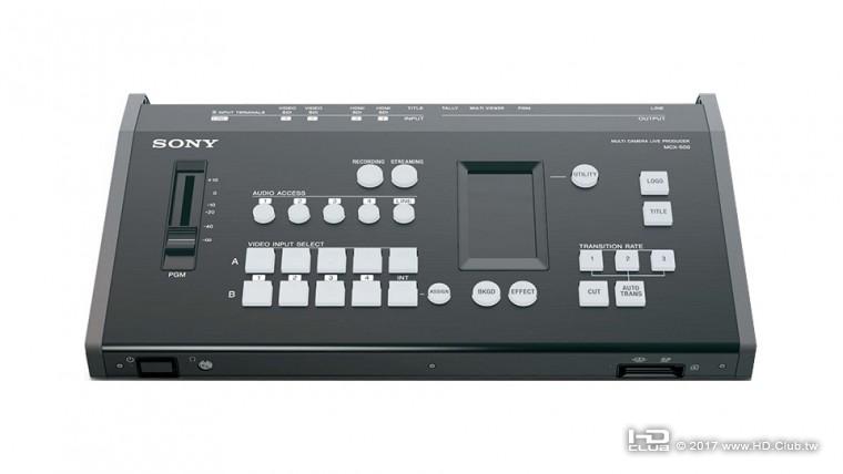 圖7)Sony MCX-500能連結多款攝影機及其他支援設備，可即時結合多個影像來源串流至直播.jpg