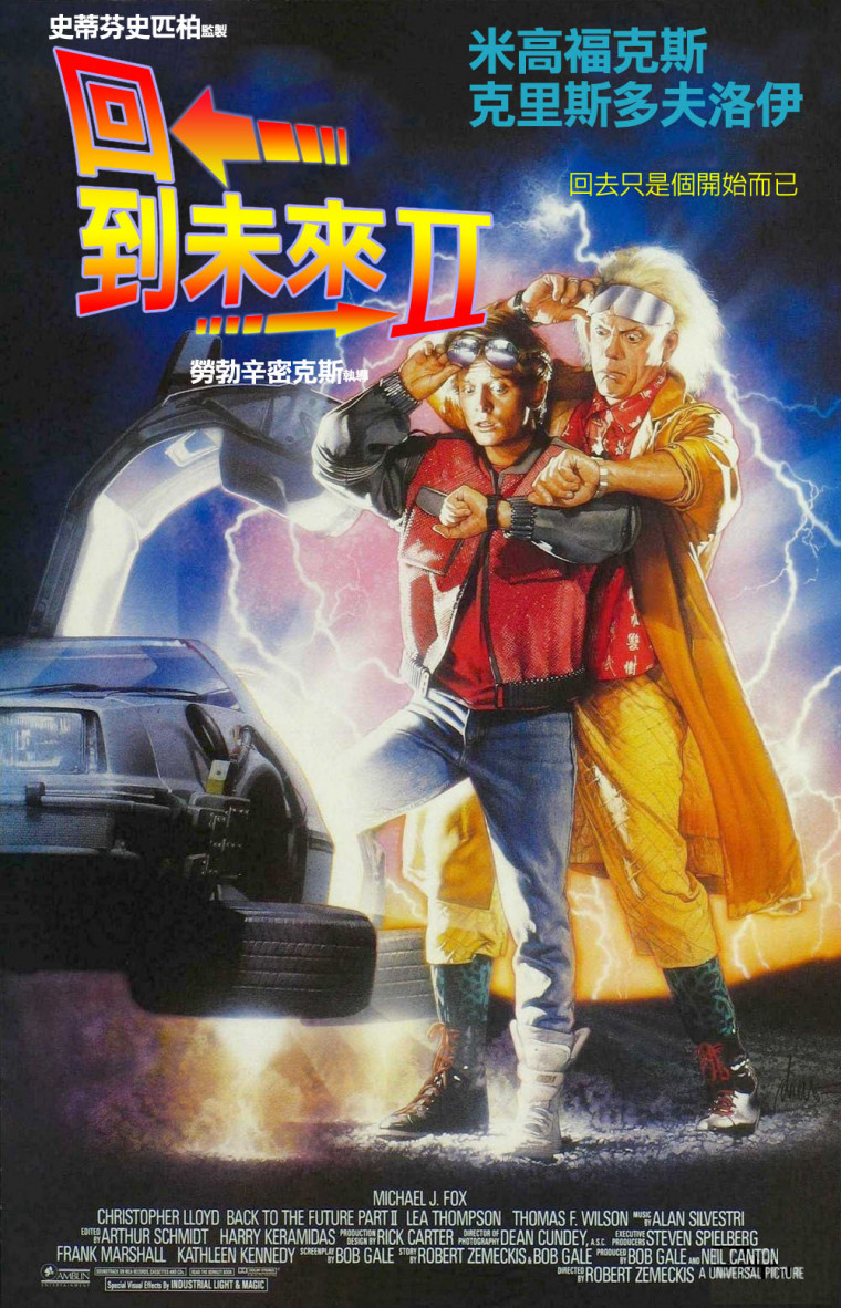 回到未來2 DIY海報
