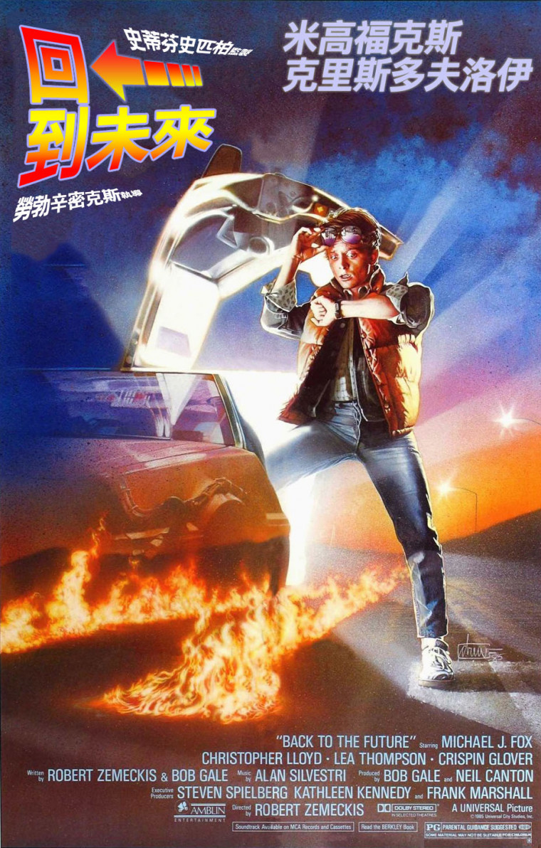 回到未來 DIY海報