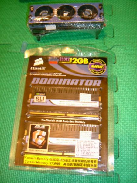 海盜船CORSAIR XMS2+DHX/1GB/DDR2 800