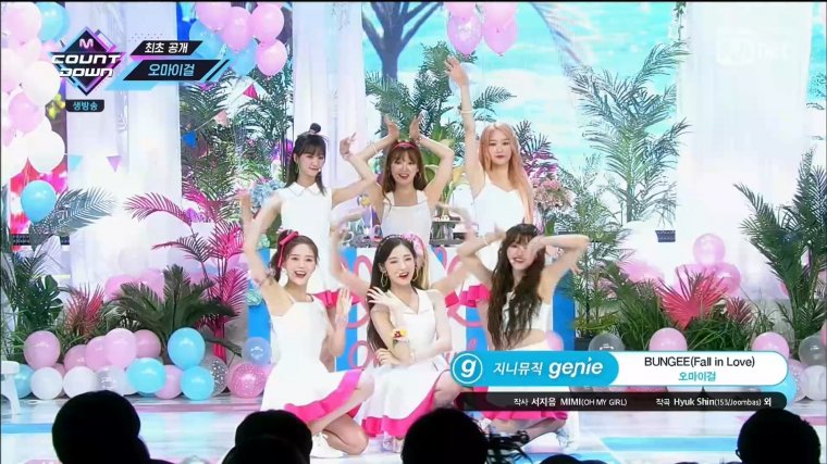 190808 Mnet M! Countdown OH MY GIRL - BUNGEE (Fall in Love).ts_20190809_003145.562.jpg