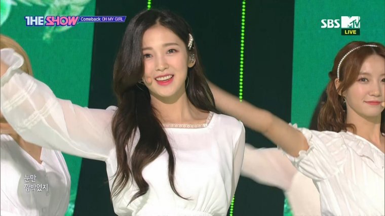 190514 SBS THE SHOW OH MY GIRL - Shower + The fifth season (SSFWL).ts_20190514_2.jpg