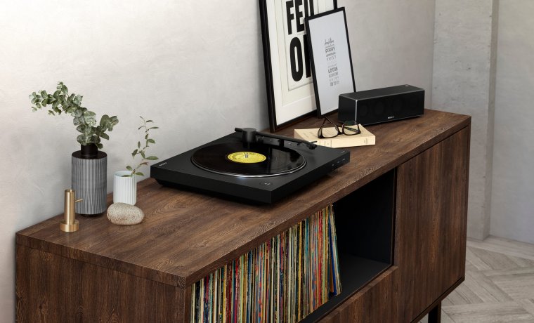 圖3) Sony PS-LX310BT無線黑膠唱盤, 全新搭載藍牙功能, 讓播放黑膠音樂的優雅儀式中更.jpg