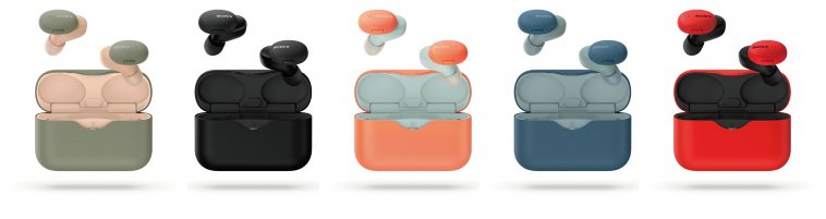 圖2) Sony WF-H800 共有全新黑、紅、藍、橘、綠等五款色系展現撞色巧思，小巧直率的風.jpg