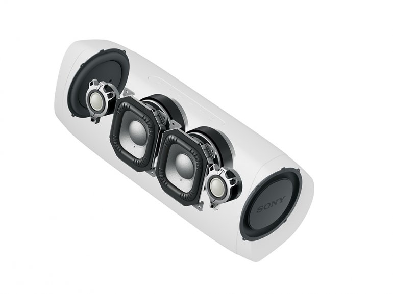 圖 7) 全新EXTRA BASS系列搭載「X型平衡式驅動單體」和重置被動式振幅器至機身兩側，.jpg