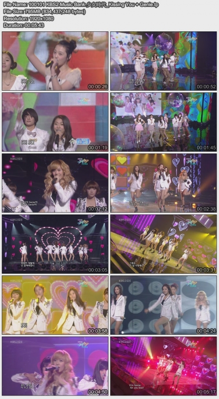 100101 KBS2 Music Bank 少女時代_Kissing You + Genie.jpg