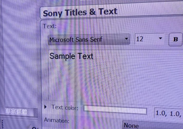 B 以後文字對齊框都不見