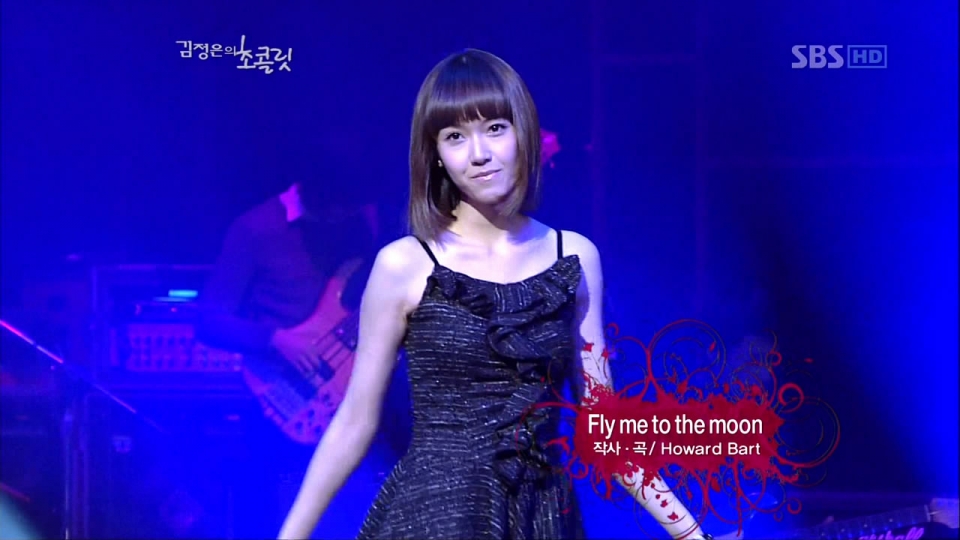 SNSD Jessica  - Fly Me To The Moon in SBS金貞恩的巧克力1.jpg