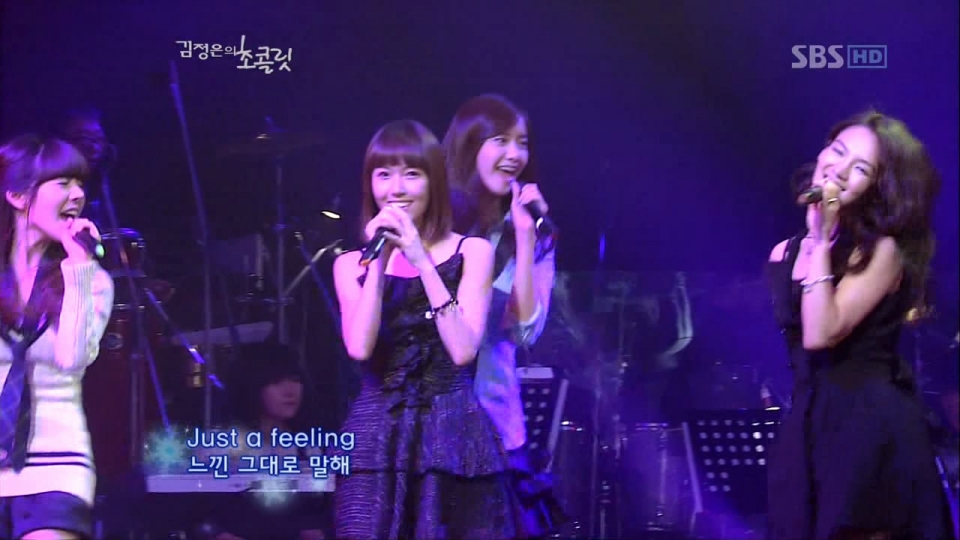 SNSD 少女時代 - Just A Feeling in SBS金貞恩的巧克力4.jpg