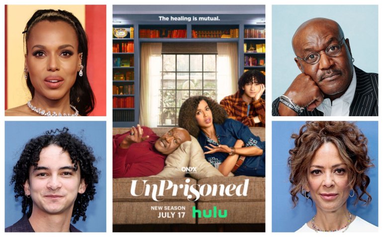Unprisoned Season 2 - Kerry Washington, Delroy Lindo, Faly Rakotohavana, and Tra.jpg